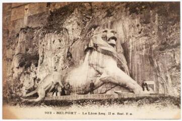 982. Belfort : le lion (long. 22m, haut. 11m). - [s.l] : [s.n], [vers 1917]. - Carte postale
