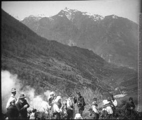 Vallée du Lamai [Lamay], en face rochers de St Mont (1902 m) [sic] [Cinq Monts], 9 avril 1905.