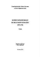 Justice seigneuriale de Beaumont-sur-Lèze