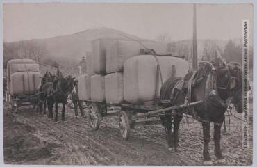 Le Tarn. 627. Industrie lainière de Mazamet : départ des balles de laine / [photographie Henri Jansou (1874-1966)]. - Toulouse : phototypie Labouche frères, [entre 1905 et 1937], tampon d'édition du 26 mars 1918. - Carte postale