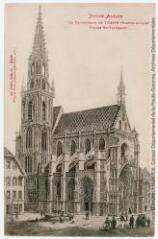 Notre Alsace. La cathédrale de Thann (Haute-Alsace) (église St-Thiébaut). - 15 octobre 1915. - Carte postale