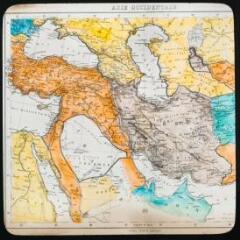 Asie occidentale : carte géopolitique de la Turquie d'Asie. - [entre 1905 et 1925]. - Photographie