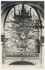 84. Vesoul : "la gloire" intérieur de l'église. - Paris : [Berthaud frères], marque B.F, [entre 1914 et 1918] (Paris : imp. Catala frères). - Carte postale