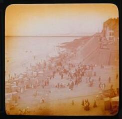 Boulogne-sur-Mer (environs) (Pas-de-Calais) : plage du Portel. - [1905 ?]. - Photographie