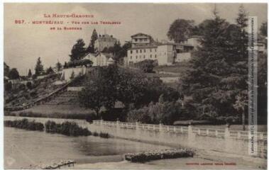 La Haute-Garonne. 957. Montréjeau : vue sur les terrasses de la Garonne. - Toulouse : phototypie Labouche frères, marque LF au verso, [1918]. - Carte postale