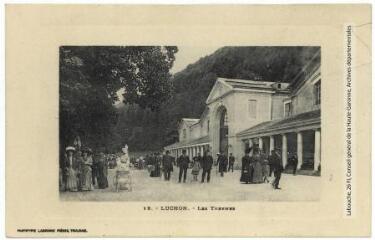 18. Luchon : les thermes / [photographie Henri Jansou (1874-1966)]. - Toulouse : phototypie Labouche frères, marque LF au verso, [1909]. - Carte postale
