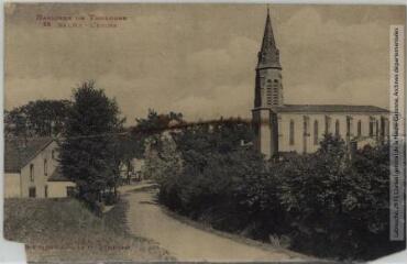 Banlieue de Toulouse. 69. Balma : l'église. - Toulouse : phototypie Labouche frères, marque LF au verso, [1918]. - Carte postale