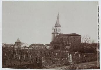 Les Hautes-Pyrénées. Galan : vue générale de la place forte et de l'église. - Toulouse : maison Labouche frères, [entre 1900 et 1920]. - Photographie