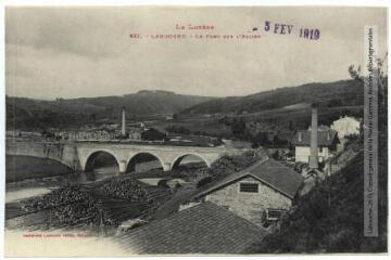 La Lozère. 632. Langogne : le pont sur l'Allier. - Toulouse : phototypie Labouche frères, [entre 1905 et 1925], tampon d'édition du 5 février 1919. - Carte postale