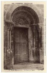 Les Pyrénées Centrales. 53. Saint-Béat (Haute-Garonne) : la porte de l'église. TW 16982. - Toulouse : éditions Pyrénées-Océan, Labouche frères, [entre 1939 et 1945]. - Carte postale