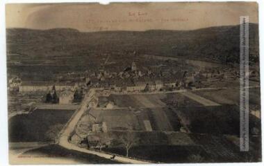 Le Lot. 157. Vallée du Lot. Cajarc : vue générale. - Toulouse : phototypie Labouche frères, [entre 1905 et 1925]. - Carte postale