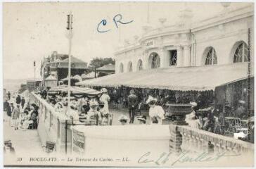 59. Houlgate : la terrasse du casino. - [s.l.] : LL., tampon de la poste du 24 juillet 1910. - Carte postale