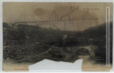 S.-O. (1re série). [260.] [Pont-viaduc de Garabit (Cantal) : merveille] métallurgique d'Eiffel. - Toulouse : phototypie Labouche frères, [entre 1905 et 1925]. - Carte postale.