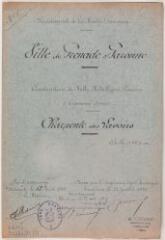 Ville de Grenade-sur-Garonne, construction de halle métallique, lavoirs et travaux divers, charpente des lavoirs. A. Soucaret, ingénieur civil. 31 juillet 1912. Ech. 0,02 p.m.