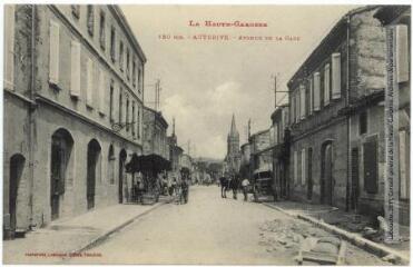La Haute-Garonne. 150 bis. Auterive : avenue de la gare. - Toulouse : phototypie Labouche frères, marque LF au verso, [1911]. - Carte postale