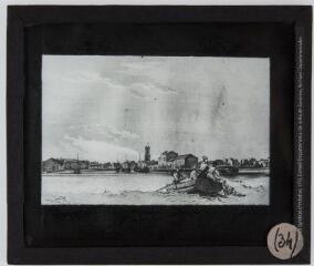 L'entrée du port de Marseillan, d'après une lithographie de 1846.