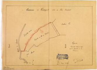 Commune de Launaguet, relevé du plan cadastral. G. Garaud. 24 mars 1902. Ech. n.d.