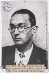 Bouvier qui est compromis dans l'affaire du C.S.A.R. / photographie S.A.F.R.A., Paris [copyright BNF]. - 13 janvier 1938. - Photographie