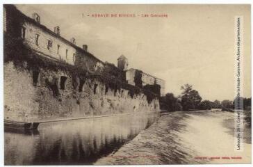 1. Abbaye de Sordes [Sorde-l'Abbaye] : les cascades. - Toulouse : phototypie Labouche frères ; [s.l.] : Melle Landreau, éditeur, location de livres, [entre 1918 et 1937]. - Carte postale