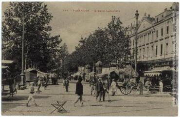 123. Toulouse : avenue Lafayette. - Toulouse : phototypie Labouche frères, marque LF au verso, [1905]. - Carte postale