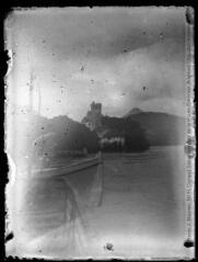 Lac d'Annecy : vue du château de Duingt. - 1896. - Photographie
