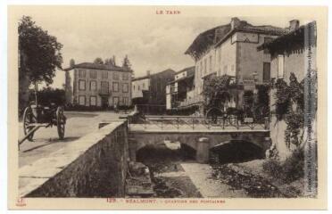 Le Tarn. 129. Réalmont : quartier des fontaines. - Toulouse : phototypie Labouche frères, [entre 1905 et 1937]. - Carte postale