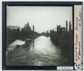 Du pont de Fronsac : Garonne et Bacanère / cliché Eugène Trutat (1840-1910). - [entre 1870 et 1910].
