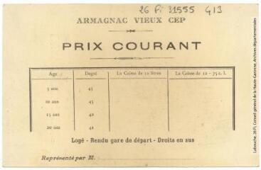Stand de l'"Armagnac Vieux Cep" : exposition de Toulouse 1911 - grand prix. - Toulouse : phototypie Labouche frères, [1911]. - Carte postale