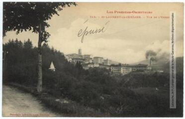 Les Pyrénées-Orientales. 819. Saint-Laurent-de-Cerdans : vue de l'ouest. - Toulouse : phototypie Labouche frères, marque LF au verso, [entre 1911 et 1925]. - Carte postale