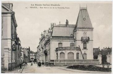 La Haute-Saône illustrée. 25. Vesoul : rue Noirot ou de la nouvelle poste. - Vesoul : Reuchet, [entre 1914 et 1918]. - Carte postale