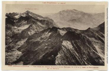 Les Pyrénées (4e série). 368. Arreau-Luchon : vue prise du grand Batchimale ou Petard (3 176 m.), vers le Perdighero et le Néthou. - Toulouse : phototypie Labouche frères, [entre 1930 et 1937]. - Carte postale