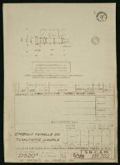 Canalisations diverses sur la partie avant (bâti-moteur), commande de robinets d'essence et d'huile, commandes Jacottet (essence, huile, gaz, contact, moteur), circulation d'huile, circulation d'eau inversée avec dégazeur, nourrice pour hélice Chauvière, commande de robinets d'essence et d'huile (montage Jacottet), cales d'appui du moteur sur le bâti-moteur, manche d'aération des paliers du moteur Hispano-Suiza.