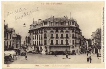 Les Hautes-Pyrénées. 1250. Tarbes : Grand hôtel Moderne. - Toulouse : phototypie Labouche frères, [entre 1930 et 1937]. - Carte postale