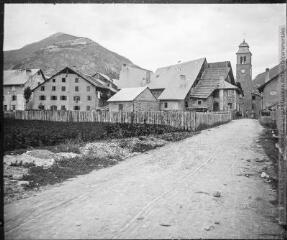 Village du pont de Cervières et fort du Randouillet et de l’Infernet. 4 août 1905.