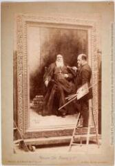 [Portrait du Cardinal Lavigerie, peint par Léon Bonnat]. - Maison Ad. Braun et compagnie, Clément et compagnie successeurs, 1888. - Photographie