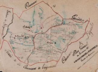 Plan général du territoire de Cabanac, Lamothe et Séguenville. [1898]. Ech. 1 mm pour 4 m.