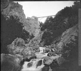 Pont Baldi sur la Cerveyrette. 3 août 1905.