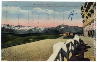 Les Pyrénées Centrales. 750. Luchon : partie droite de la chaîne des Pyrénées vue de l'hôtel de Superbagnères. - Toulouse : phototypie Labouche frères, [entre 1918 et 1937]. - Carte postale