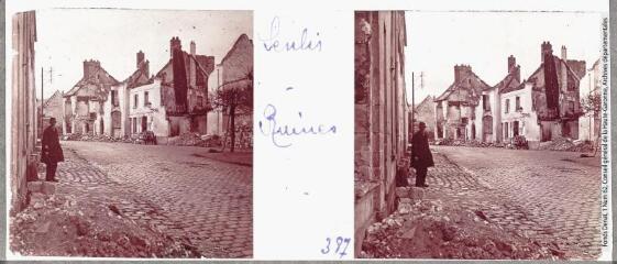 387. Senlis : ruines, [entre 1914 et 1918]. - Photographie