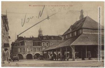 16. Montréjeau : la halle et l'hôtel du parc. - Toulouse : phototypie Labouche frères, marque LF au verso, [1930]. - Carte postale
