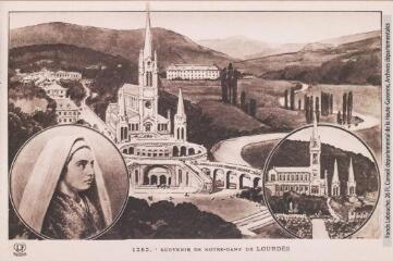 1353. Souvenir de Notre-Dame de Lourdes. - Toulouse : éditions Pyrénées-Océan, Labouche frères, marque LF, [entre 1930 et 1950]. - Carte postale