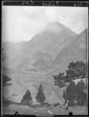 Querigut, Donezan : lac du Laurenti, le Roc blanc. - 8 septembre 1937.