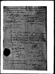 Procès-verbal de la formation du département de la Haute-Garonne du 3 février 1790. - [entre 1930 et 1960]. - Photographie