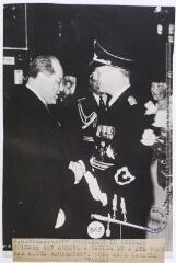 M. Kiosseivanoff [Kiosseiwanov] président du conseil bulgare est arrivé à Berlin et a été reçu par M. von Ribbentrop / photographie Fulgur, Paris. - 6 juillet 1939. - Photographie