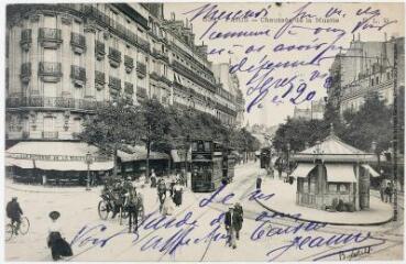 533. Paris : chaussée de la Muette. - [s.l.] : E.L.D., tampon de la poste du 16 novembre 1907. - Carte postale