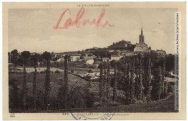La Haute-Garonne. 845. Cintegabelle : vue panoramique. - Toulouse : phototypie Labouche frères, marque LF, [1936]. - Carte postale