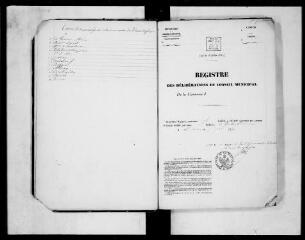 Commune de Drémil-Lafage. 1 D 5 : registre des délibérations du conseil municipal, 1859, 10 mai-1880, 8 février