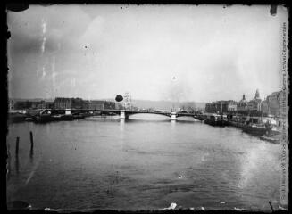Rouen : pont Boieldieu. - 1896. - Photographie