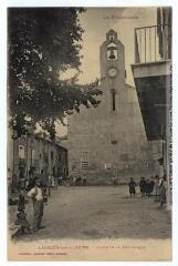 Le Roussillon. Laroque-des-Albères : place de la République. - Toulouse : phototypie Labouche frères, marque LF au recto, [1911]. - Carte postale