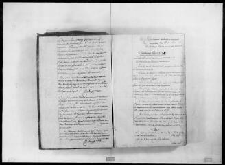 Commune de Nailloux. 3 D 1 : arrêtés, inventaire du mobilier et correspondance, an XI-1861